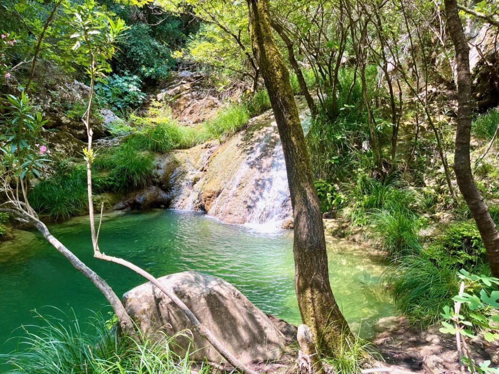 Polylimnio Waterfall