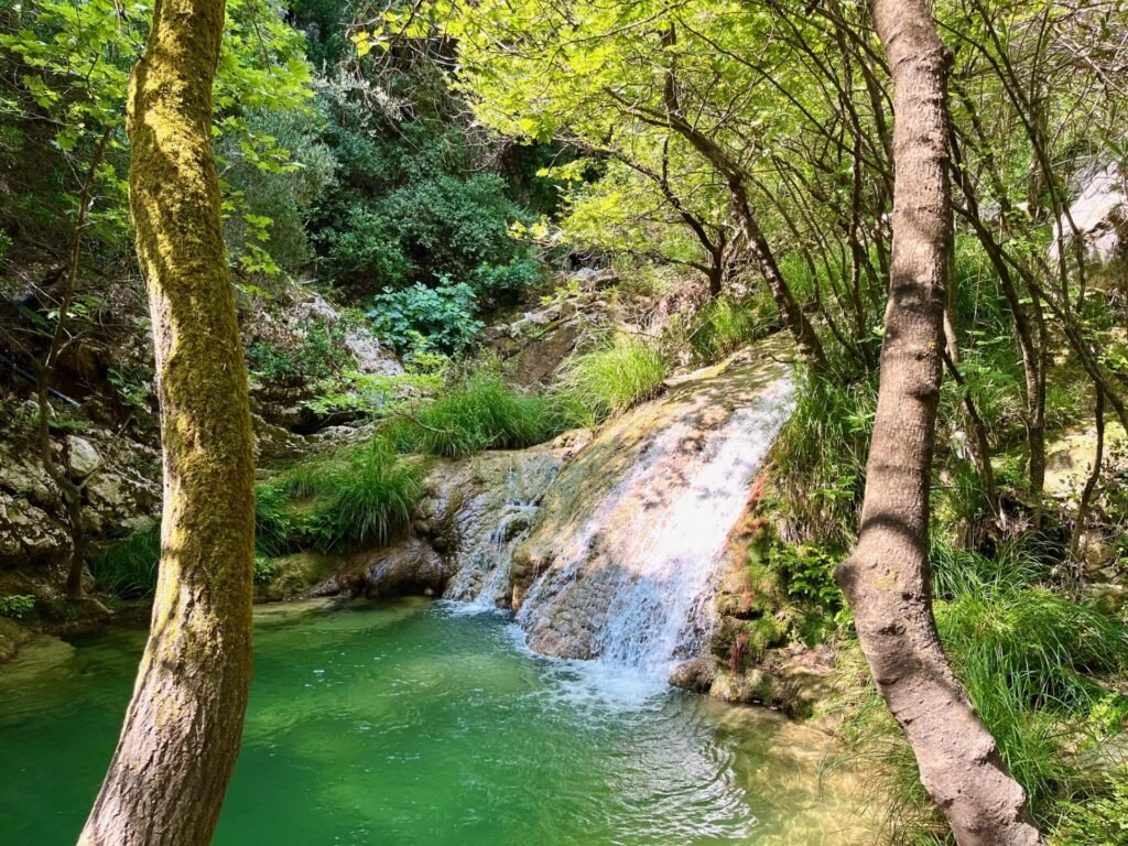 Polylimnio Waterfall